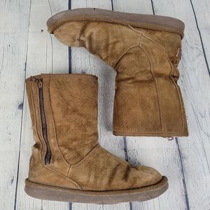 UGG | Mayfaire 5116 suede leather sheepskin sherpa lined side zip winter boots